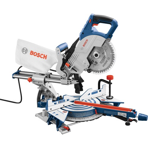 Single-Bevel Slide Miter Saw, 8-1/2", 12 A, 120 V Cintas
