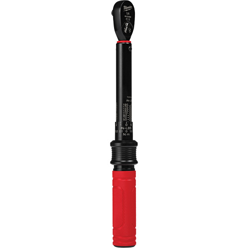 Torque Wrench, Click, 1/4" Square Drive, 4.5 - 22.6 N.m/40 - 200 in-lbs Cintas