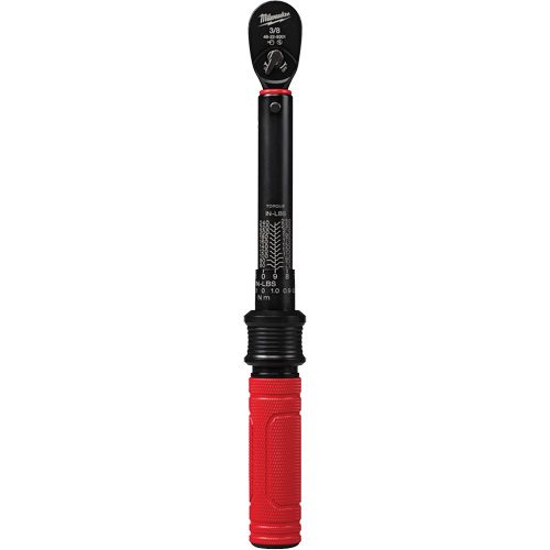Cl&eacute; dynamom&eacute;trique, &agrave; cliquer, Entraînement 3/8" carr&eacute;, 5,6 - 28,2 Nm/50 - 250 lb-po Cintas