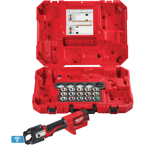 M18 FORCE LOGIC 600 MCM Crimper with #8 - 600 MCM Cu Dies Cintas