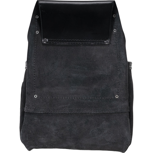 Sac robuste Phantom pour clous et outils, Cuir, 10 pochettes, Noir Cintas