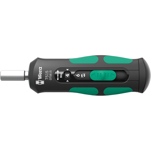 Tournevis dynamom&eacute;trique &agrave; couple s&eacute;curis&eacute; et vitesse rapide Kraftform, Gamme de couple 2 - 6 Nm, 5-4/5" Longueur Cintas