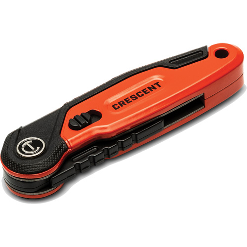 Folding Utility Knife, 1" Blade, Steel Blade, Aluminum Handle Cintas