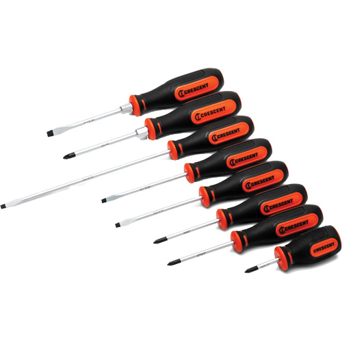 Dual Material Screwdriver Set, 8 Pcs. Cintas