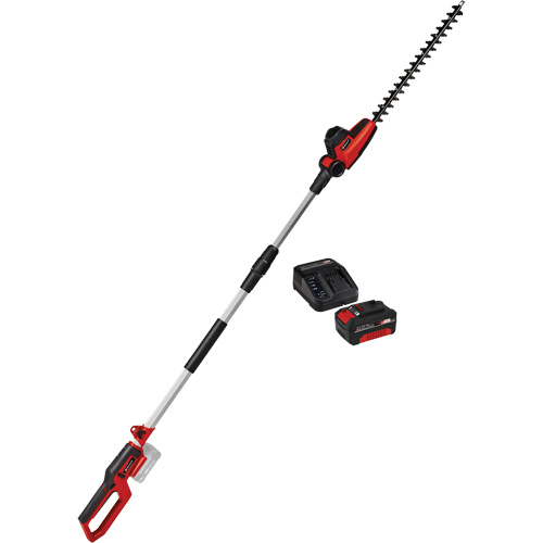 Taille-haie &agrave; perche sans fil avec batterie 4 Ah et ensemble de d&eacute;part de chargeur, 18", 18 V, &agrave; pile Cintas