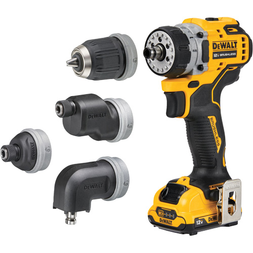 Ensemble perceuse/visseuse sans fil et sans balai XTREME 5-en-1, Lithium-ion, 12 V, Mandrin 3/8" Cintas