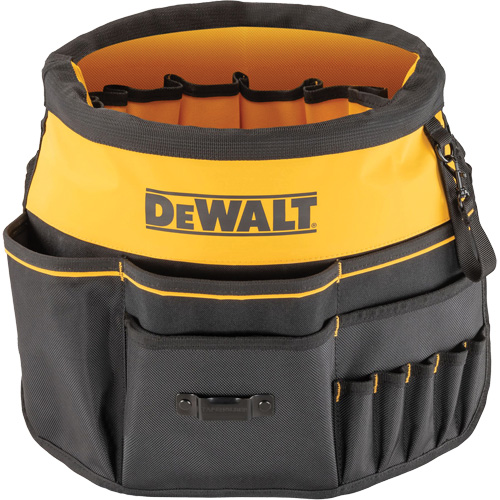 Organisateur pour seau &agrave; outils, 19-3/4" lo x 2" la x 19-5/8" h, Noir/Jaune Cintas