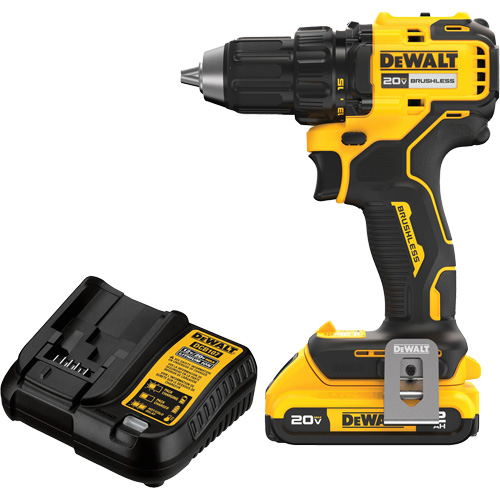 Ensemble de perceuse-visseuse sans fil et sans balai, Lithium-ion, 20 V, Mandrin 1/2" Cintas