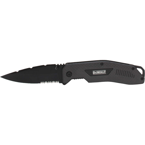 Heavy-Duty Pocket Knife, Carbon Fibre Handle Cintas