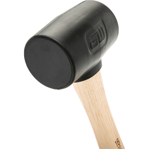 Rubber Mallet, 16 oz., Wood Handle, 13" L Cintas