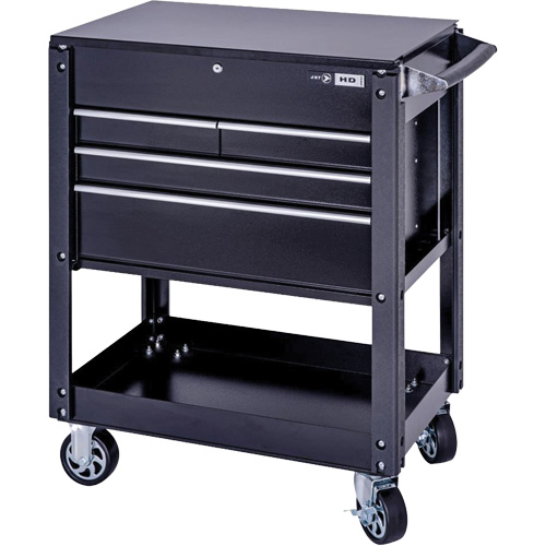 Chariot de service robuste JTC-30194, 4 tiroirs, 20-1/2" lo x 35" la x 40-1/2" h Cintas