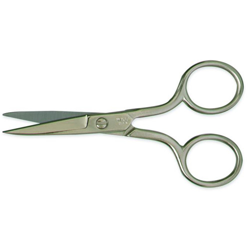 Embroidery & Sewing Scissors, 1-1/4", Rings Handle Cintas