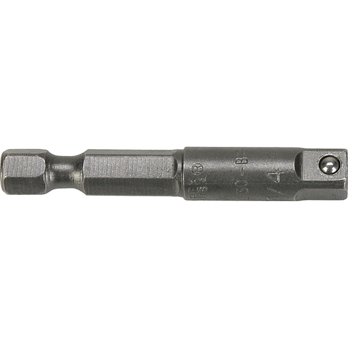 Rallonge de prise de t&ecirc;te hexagonale &agrave; carr&eacute; m&acirc;le, 1/4" Prise, 1-3/8" lo Cintas