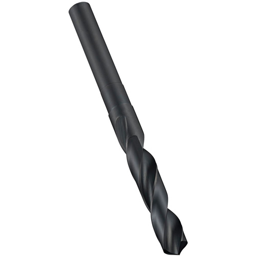 Reduced Parallel Shank Drill Bit, 27/32", High Speed Steel, 3" Flute, 118° Point Cintas