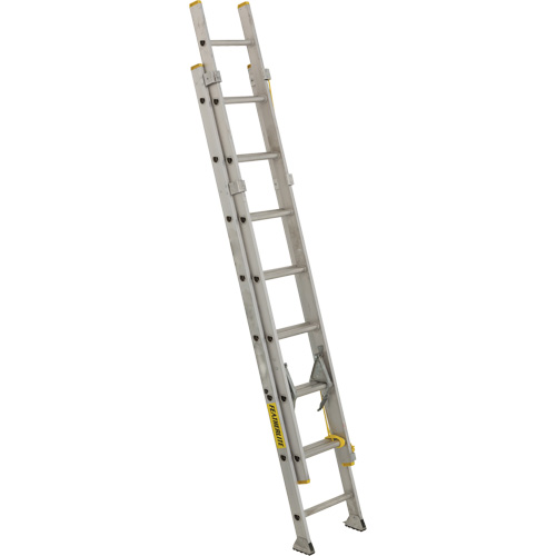 Industrial Heavy-Duty Extension Ladders, 300 lbs. Cap., 13' H, Grade 1A Cintas