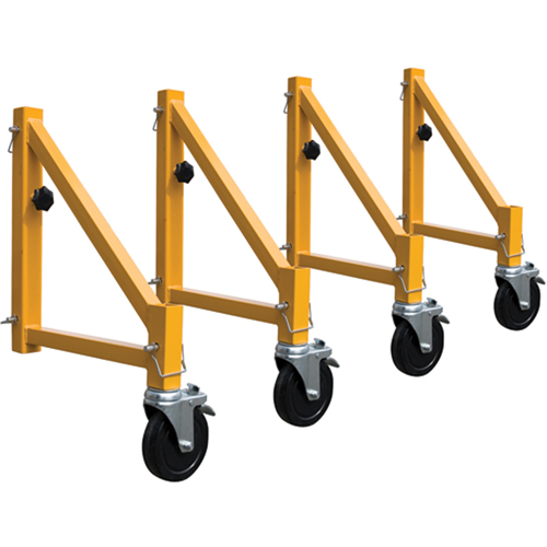 &eacute;chafaudages mobiles - Accessoires pour &eacute;chafaudage maxi carr&eacute; en acier, Stabilisateur, 19-1/4" la x 24" h Cintas