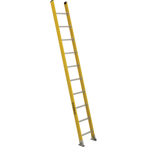 Industrial Extra Heavy-Duty Straight Ladders (5600 Series), 10', Fibreglass, 375 lbs., CSA Grade 1AA Cintas