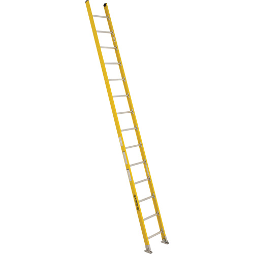 Industrial Extra Heavy-Duty Straight Ladders (5600 Series), 14', Fibreglass, 375 lbs., CSA Grade 1AA Cintas