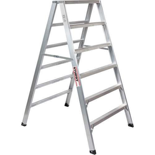 Saw Horse, 6' H x 30" W x 300 lbs. Capacity, Aluminum Cintas