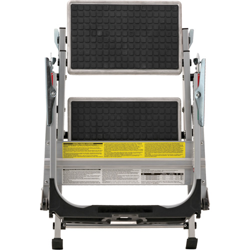 &eacute;chelle escabeau avec roues pivotantes, 2 marches, 23" x 21" x Hauteur 34,50" Cintas