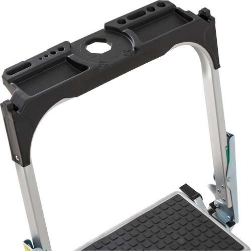 Tilt & Roll Step Stool Ladder, 3 Steps, 34" x 22" x 50.75" High Cintas