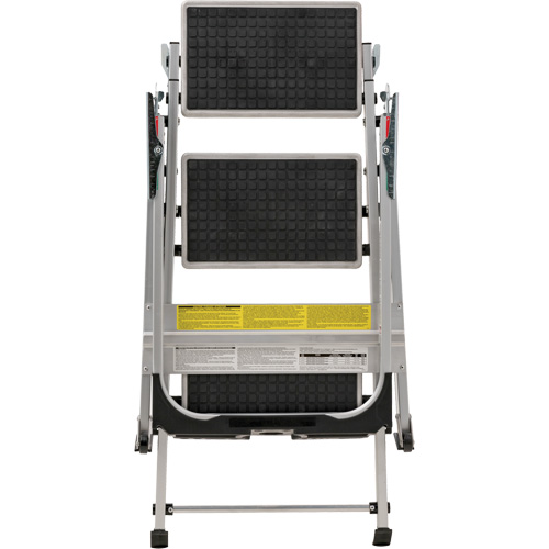 Tilt & Roll Step Stool Ladder, 3 Steps, 34" x 22" x 50.75" High Cintas