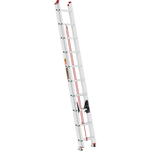 Jobsite Series Extension Ladder, 200 lbs. Cap., 20' H, Grade 3 Cintas
