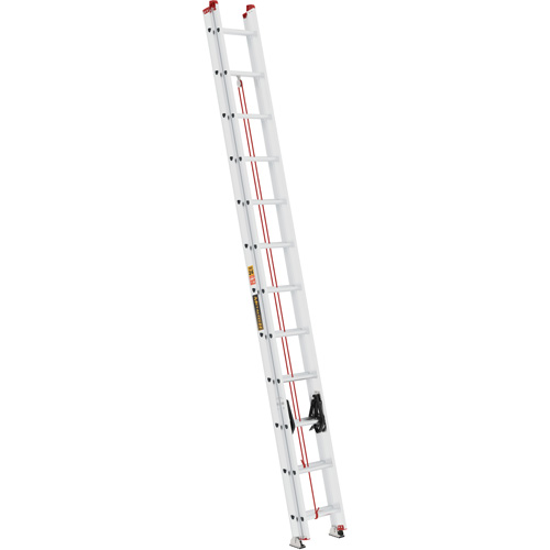 Jobsite Series Extension Ladder, 200 lbs. Cap., 24' H, Grade 3 Cintas