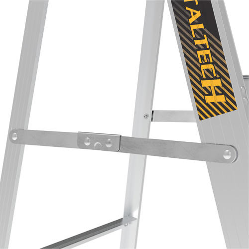 Step Ladder with Paint Tray, 5', Aluminum, 200 lbs. Capacity, Type 3 Cintas