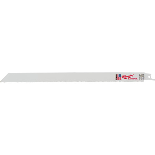 Lame de scie alternative Sawzall, Bim&eacute;tal, 10/14 Dents par pouce, 12" lo Cintas