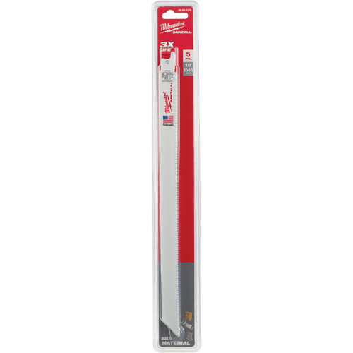 Lame de scie alternative Sawzall, Bim&eacute;tal, 10/14 Dents par pouce, 12" lo Cintas