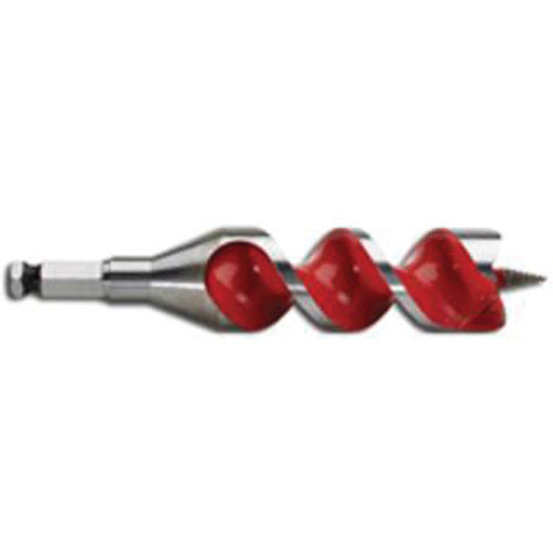 Longue m&egrave;che h&eacute;licoidale pour perceuse, Diam&egrave;tre de 1-1/4, Cannelure 4", Tige 7/16" hexagonal Cintas