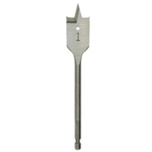 Flat Boring Bit, 13/16" Diameter, 1/4" Hex Shank, 6" Length Cintas