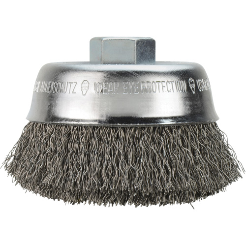 Brosse-boisseau &agrave; fils cr&ecirc;p&eacute;s en acier au carbone Cintas