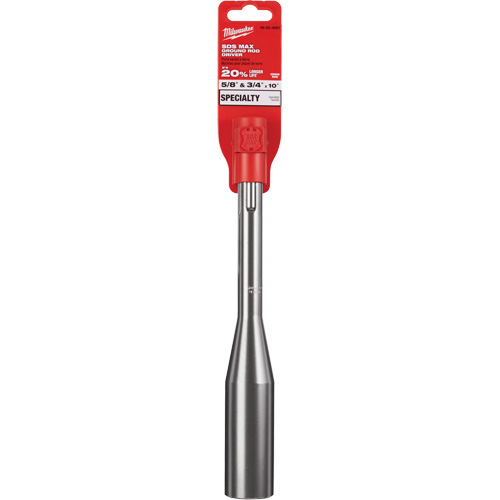 Marteau pour tige de mise &agrave; la terre SDS-Max, Embout 3/4"/5/8", Prise 3/4", Longueur 10" Cintas