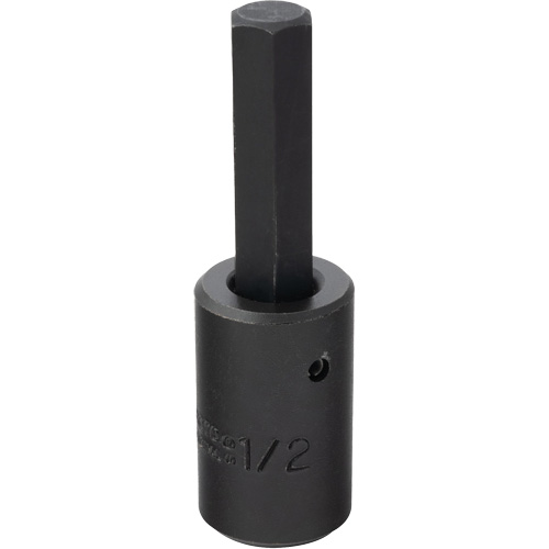 Socket Bit, Hex, 1/2" x 3-5/8" L, 1/2" Drive Cintas