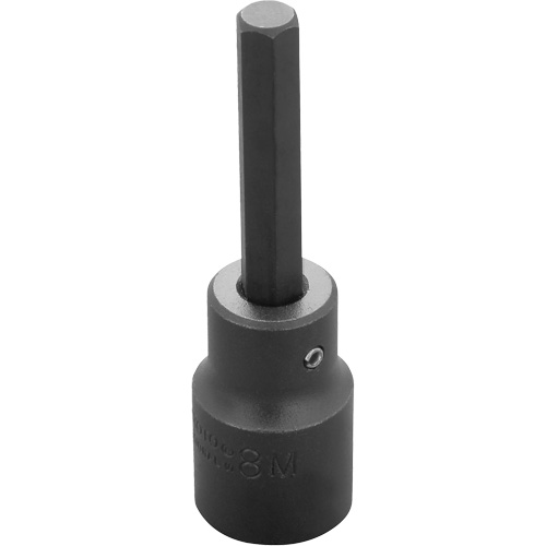 Embout &agrave; ins&eacute;rer, Hexagonale, 8 mm x 3-1/4" lo, Prise 1/2" Cintas