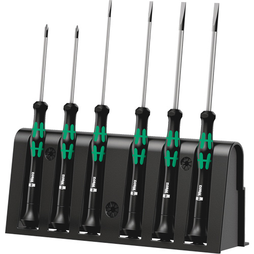 Micro Series Screwdriver Set with Rack, 6 Pcs. Cintas