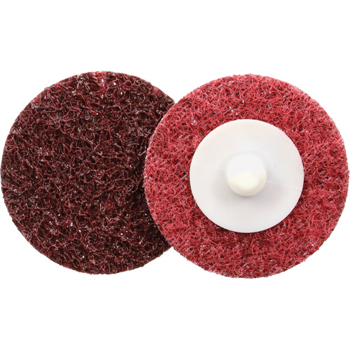Disque de conditionnement de surface &agrave; remplacement rapide Standard Abrasives, 2" dia., Grain Moyen, Oxyde d'aluminium Cintas