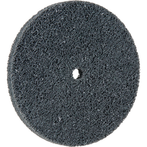 Standard Abrasives 500 Series Soft Density Unitized Wheels, 3" x 1/4", 1/4" Arbor, Fine Grit, Silicon Carbide Cintas