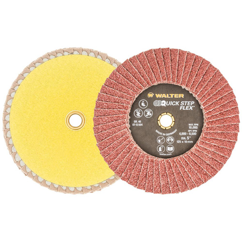 QUICK-STEP FLEX, 5" x Type 29, 40 Grit, Aluminum Oxide Cintas