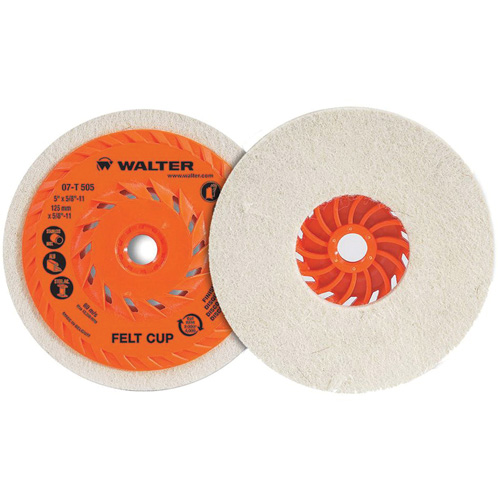 Brosse de polissage, 5" dia. Cintas