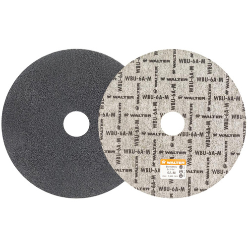 Blendex U Finishing Wheel, 6" Dia., 6AM Grit, Silicon Carbide Cintas