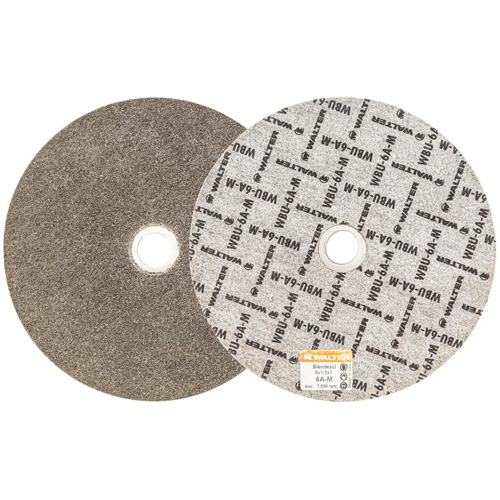 Blendex U Finishing Wheel, 6" Dia., 6AM Grit, Silicon Carbide Cintas