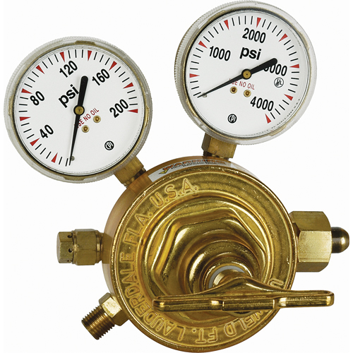 D&eacute;tendeur &agrave; simple d&eacute;tente de s&eacute;rie lourde, Oxyg&egrave;ne, Entr&eacute;e CGA540 Cintas