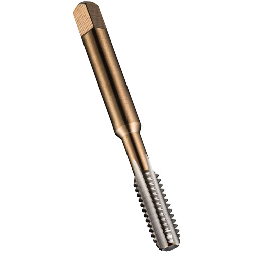 Taraud pour tuyau &agrave; usage g&eacute;n&eacute;ral, 12-1,25, 3 cannelures, 89 mm lo, Conique, Acier rapide Cintas