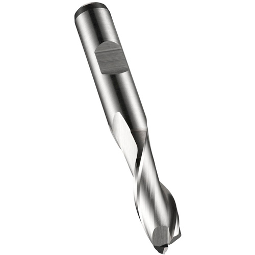 Square End Slot Drill, 1/4" Dia., 66 mm L, 10 mm Shank, High Speed Cobalt Cintas