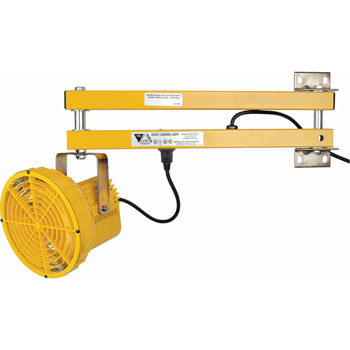 Lampes pour les quais, Bras 24", 50 W, Ampoule Sodium haute pression, Polycarbonate Cintas