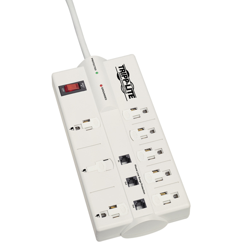Protect-It Surge Suppressors, 8 Outlets, 2160, 1800 W, 8' Cord Cintas