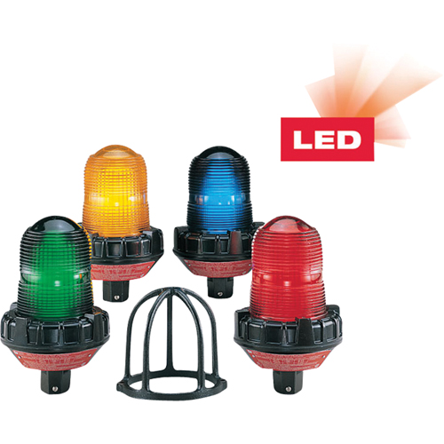 LED Hazardous Location Warning Lights With XLT Technology, Flashing, Green Cintas